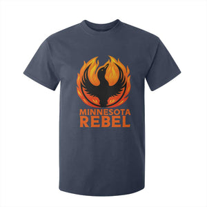 Minnesota Rebel Loon T Shirt For Kid Rising From Fire Political Resistance TS02 Navy Print Your Wear