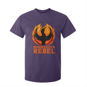 Minnesota Rebel Loon T Shirt For Kid Rising From Fire Political Resistance TS02 Purple Print Your Wear