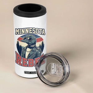Minnesota Rebel Grumpy Loon 4 in 1 Can Cooler Tumbler Retro Vintage Politcal Resistance TS02 Print Your Wear