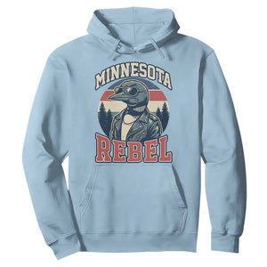 Minnesota Rebel Grumpy Loon Hoodie Retro Vintage Politcal Resistance TS02 Light Blue Print Your Wear