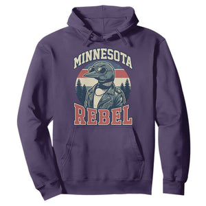 Minnesota Rebel Grumpy Loon Hoodie Retro Vintage Politcal Resistance TS02 Purple Print Your Wear