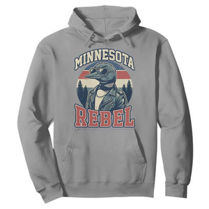 Minnesota Rebel Grumpy Loon Hoodie Retro Vintage Politcal Resistance TS02 Sport Gray Print Your Wear