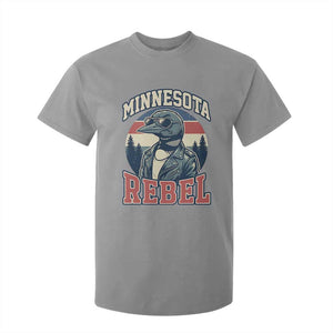 Minnesota Rebel Grumpy Loon T Shirt For Kid Retro Vintage Politcal Resistance TS02 Sport Gray Print Your Wear