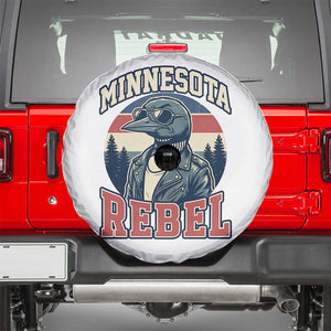 Minnesota Rebel Grumpy Loon Spare Tire Cover Retro Vintage Politcal Resistance TS02 White Print Your Wear