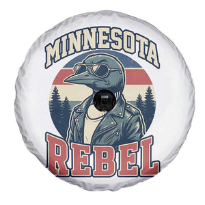 Minnesota Rebel Grumpy Loon Spare Tire Cover Retro Vintage Politcal Resistance TS02 Print Your Wear