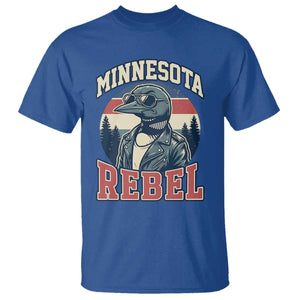Minnesota Rebel Grumpy Loon T Shirt Retro Vintage Politcal Resistance TS02 Royal Blue Print Your Wear