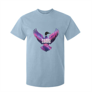 Rebel Loon Aurora Northern Lights T Shirt For Kid Minnesota Night Sky Politcal Resistance TS02 Light Blue Print Your Wear