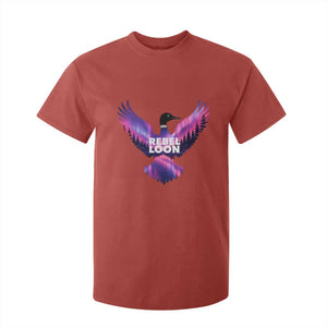 Rebel Loon Aurora Northern Lights T Shirt For Kid Minnesota Night Sky Politcal Resistance TS02 Red Print Your Wear