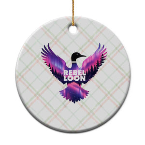 Rebel Loon Aurora Northern Lights Ceramic Ornament Minnesota Night Sky Politcal Resistance TS02 1pc Christmas Plaid Print Your Wear