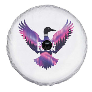 Rebel Loon Aurora Northern Lights Spare Tire Cover Minnesota Night Sky Politcal Resistance TS02 Print Your Wear