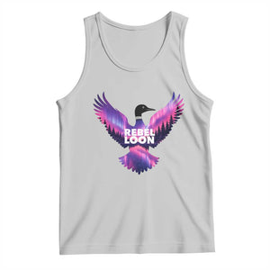 Rebel Loon Aurora Northern Lights Tank Top Minnesota Night Sky Politcal Resistance TS02 Ash Print Your Wear