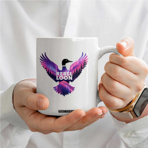 Rebel Loon Aurora Northern Lights Coffee Mug Minnesota Night Sky Politcal Resistance TS02 Print Your Wear