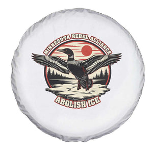 Minnesota Rebel Alliance Loon Spare Tire Cover Abolish Ice Protest TS02 Print Your Wear