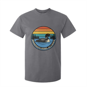 Minnesota Rebel Alliance Vintage Retro Sunset Loon T Shirt For Kid TS02 Charcoal Print Your Wear