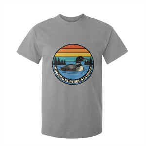 Minnesota Rebel Alliance Vintage Retro Sunset Loon T Shirt For Kid TS02 Sport Gray Print Your Wear
