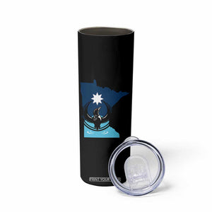 Minnesota Loon Rising Skinny Tumbler Star Emblem MN State Flag Pride TS02 Print Your Wear