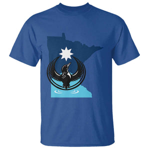 Minnesota Loon Rising T Shirt Star Emblem MN State Flag Pride TS02 Royal Blue Print Your Wear