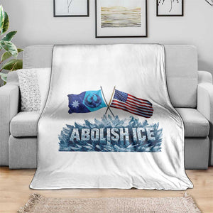 Abolish Ice Minnesota American Flag Throw Blanket MN Rebel Loon Resistance Protest TS02 Print Your Wear