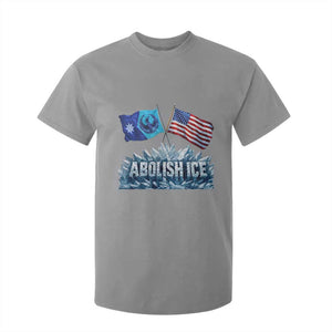 Abolish Ice Minnesota American Flag T Shirt For Kid MN Rebel Loon Resistance Protest TS02 Sport Gray Print Your Wear