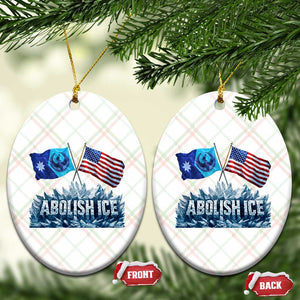 Abolish Ice Minnesota American Flag Ceramic Ornament MN Rebel Loon Resistance Protest TS02 Print Your Wear