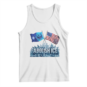 Abolish Ice Minnesota American Flag Tank Top MN Rebel Loon Resistance Protest TS02 White Print Your Wear
