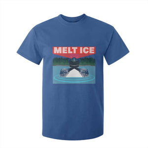 Melt Ice Red Eye Laser Loon T Shirt For Kid Political Resistance Minnesota Protest TS02 Royal Blue Print Your Wear