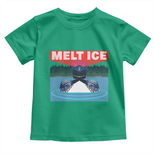 Melt Ice Red Eye Laser Loon Toddler T Shirt Political Resistance Minnesota Protest TS02 Irish Green Print Your Wear