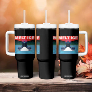 Melt Ice Red Eye Laser Loon Tumbler With Handle Political Resistance Minnesota Protest TS02 Print Your Wear
