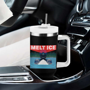 Melt Ice Red Eye Laser Loon Tumbler With Handle Political Resistance Minnesota Protest TS02 Print Your Wear