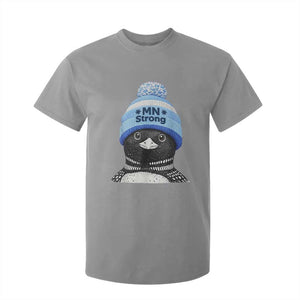 MN Strong Winter Loon with Blue Beanie T Shirt For Kid Stand with Minnesota Justice Protest TS02 Sport Gray Print Your Wear