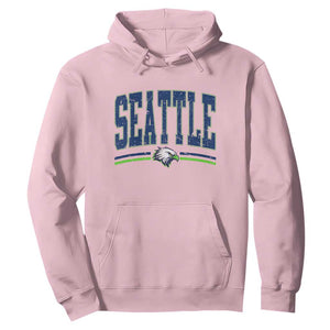 Seattle City Pride Hoodie Vintage Game Day Sports Fan Style TS02 Light Pink Print Your Wear