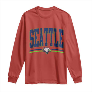 Seattle City Pride Long Sleeve Shirt Vintage Game Day Sports Fan Style TS02 Red Print Your Wear
