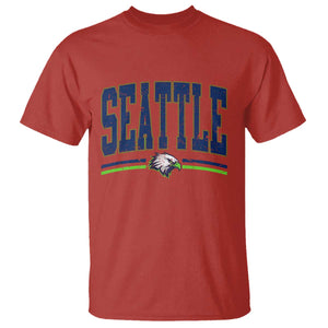 Seattle City Pride T Shirt Vintage Game Day Sports Fan Style TS02 Red Print Your Wear