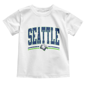 Seattle City Pride Toddler T Shirt Vintage Game Day Sports Fan Style TS02 White Print Your Wear