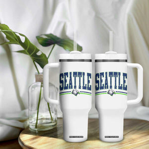 Seattle City Pride Tumbler With Handle Vintage Game Day Sports Fan Style TS02 Print Your Wear