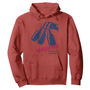 Warriors Come Out to Play Hoodie Energetic Game Day Patriot Motivation TS02 Red Print Your Wear