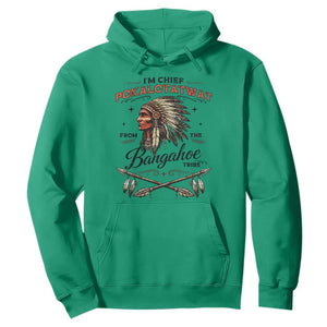 Funny I'm Chief Pokalotatwat from The Tribe Hoodie Indigenous Native American Vintage Headdress TS02 Irish Green Print Your Wear