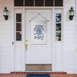 Funny I'm Chief Pokalotatwat from The Tribe Garden Flag Indigenous Native American Headdress TS02 Print Your Wear