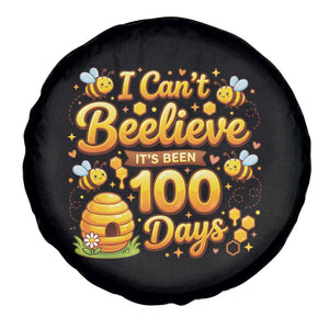 I Can't Believe It's Been 100 Days of School Cute Bee Spare Tire Cover TS02 Print Your Wear