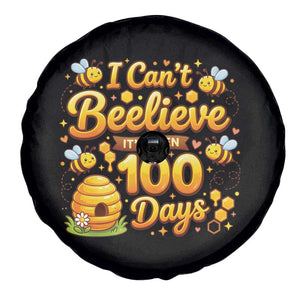 I Can't Believe It's Been 100 Days of School Cute Bee Spare Tire Cover TS02 Print Your Wear