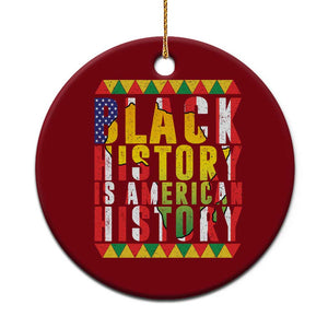 Black History is American History Ceramic Ornament Patriotic African Pride TS02 1pc Red Print Your Wear