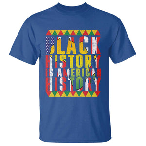Black History is American History T Shirt Patriotic African Pride TS02 Royal Blue Print Your Wear