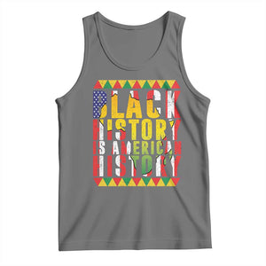 Black History is American History Tank Top Patriotic African Pride TS02 Black Heather Print Your Wear