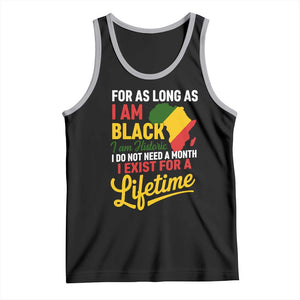 I Am Black History I Exist for a Lifetime Tank Top Black Pride African American Empowerment TS02 Black Athletic Heather Print Your Wear