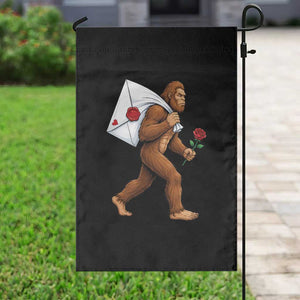 Funny Valentine Bigfoot with Heart Sack Bag Garden Flag Romantic Sasquatch Love Letter Valentines Day TS02 Print Your Wear