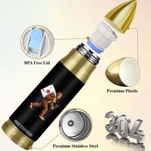 Funny Valentine Bigfoot with Heart Sack Bag Bullet Tumbler Romantic Sasquatch Love Letter Valentines Day TS02 Print Your Wear