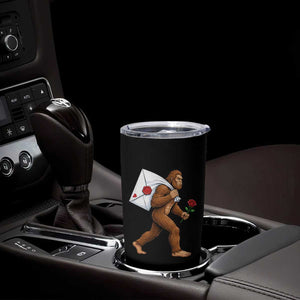 Funny Valentine Bigfoot with Heart Sack Bag Tumbler Cup Romantic Sasquatch Love Letter Valentines Day TS02 Print Your Wear