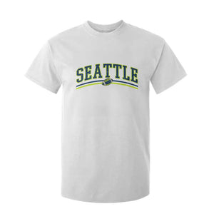 Vintage Seattle Pride Retro Varsity Athletic Style Graphic T Shirt For Kid Game Day Sports Fan