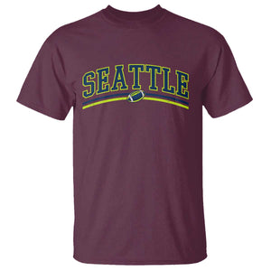 Vintage Seattle Pride Retro Varsity Athletic Style Graphic T Shirt Game Day Sports Fan