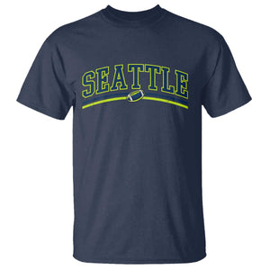 Vintage Seattle Pride Retro Varsity Athletic Style Graphic T Shirt Game Day Sports Fan